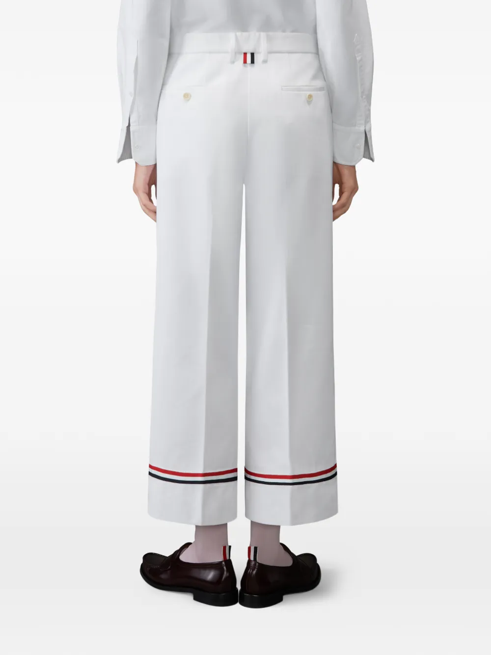Thom Browne Katoenen gabardine chino Wit