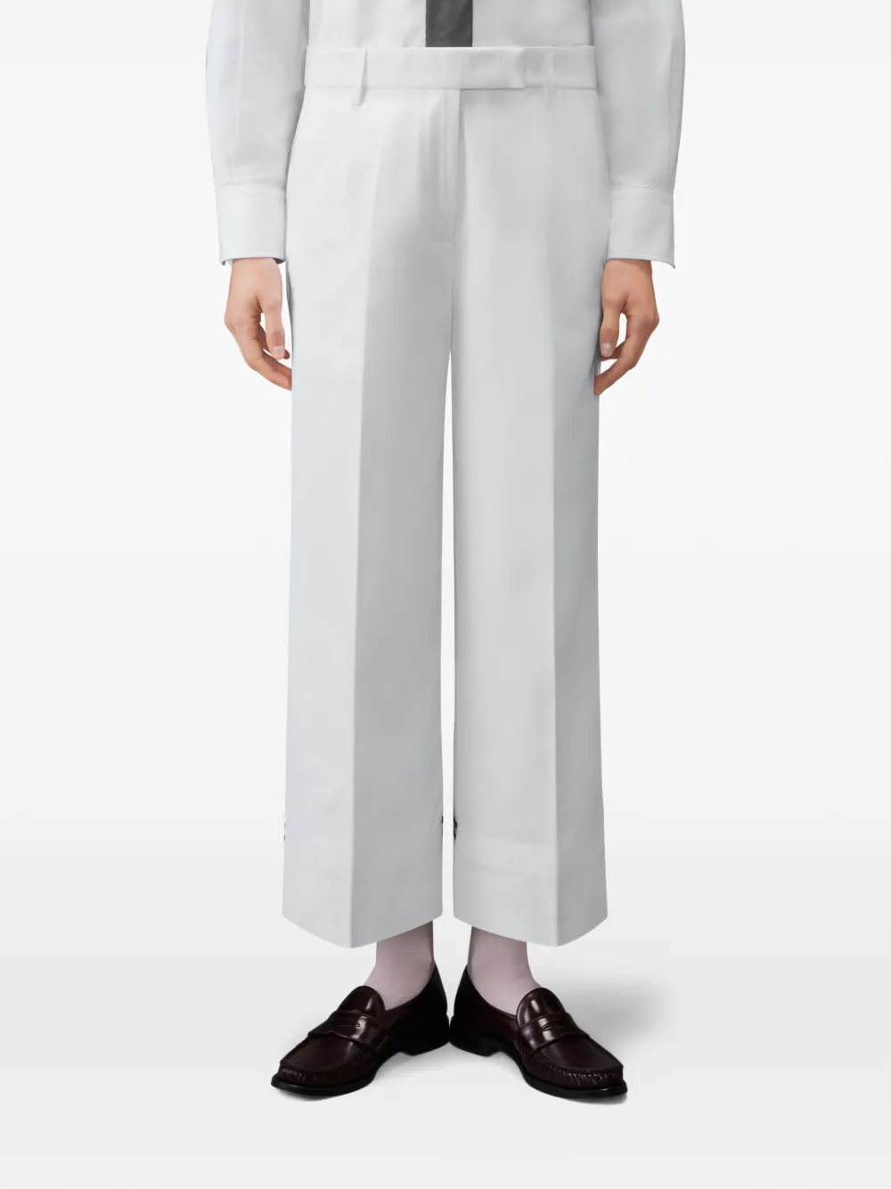 Thom Browne Katoenen gabardine chino Wit