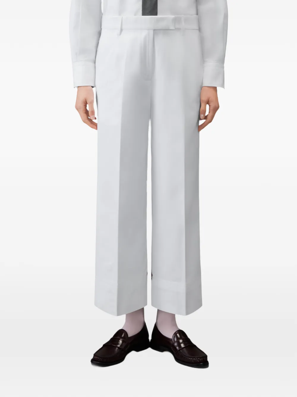 Thom Browne Katoenen gabardine chino Wit