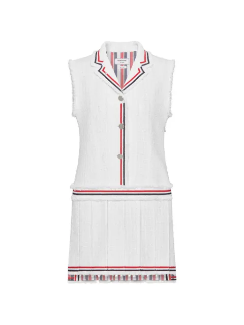 Thom Browne robe Sportcoat plissée en tweed