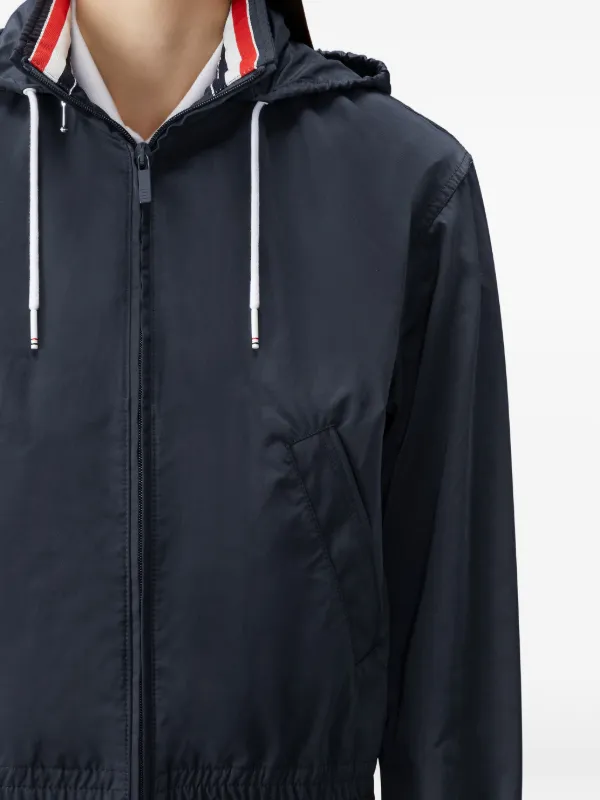 Thom Browne Nylon Tech Track Jacket | Blue | FARFETCH