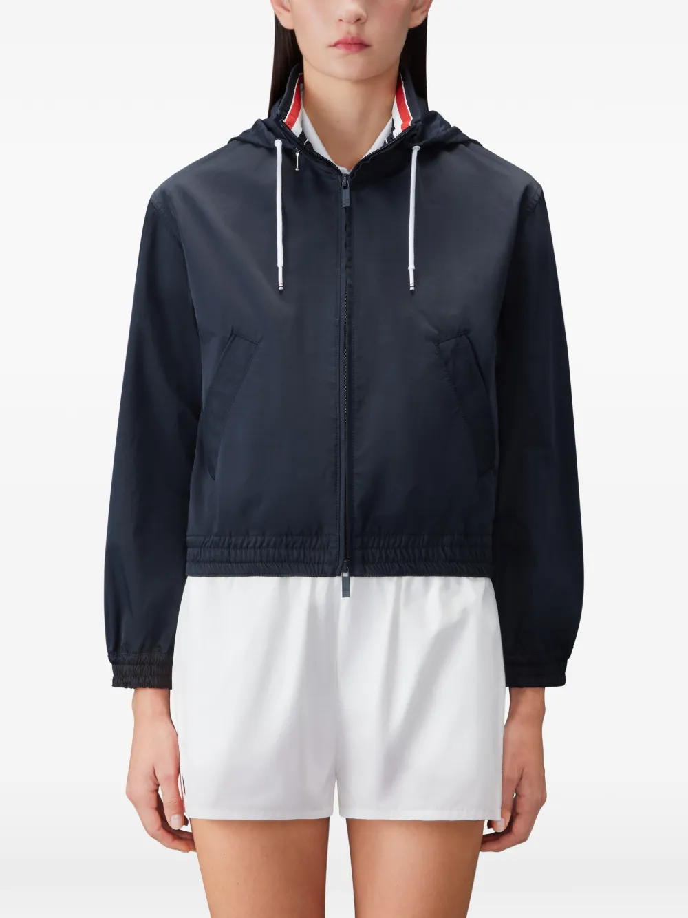 Thom Browne Nylon Tech Track Jacket | Blue | FARFETCH RO