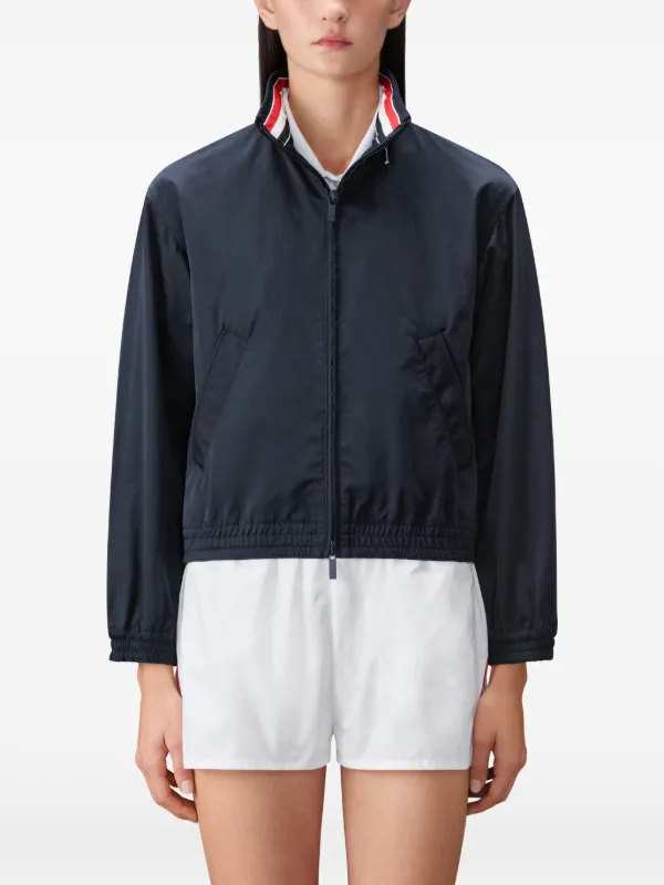 Thom Browne Nylon Tech Track Jacket | Blue | FARFETCH RO