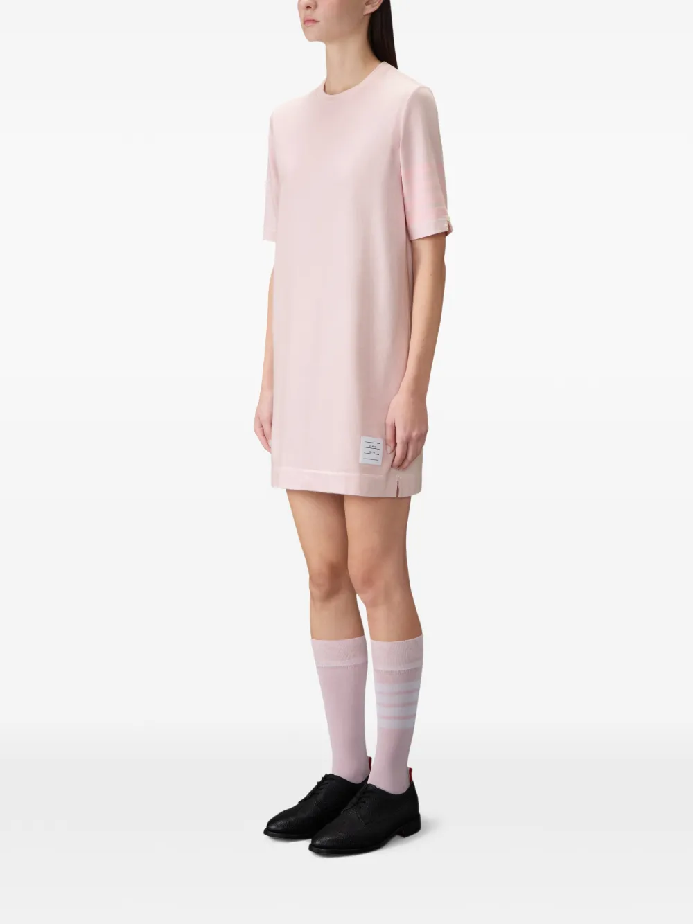 Thom Browne 4-Bar jersey T-shirtjurk Roze