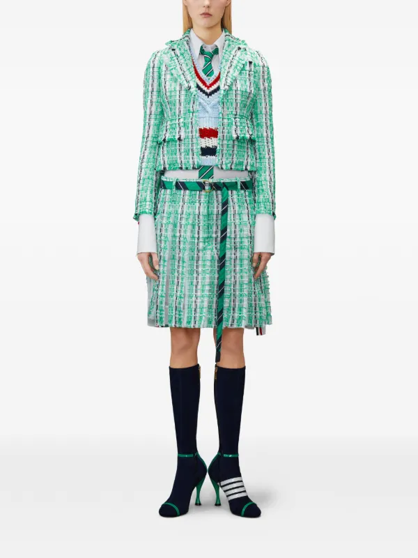 Thom Browne ニットベスト | ブルー | FARFETCH JP