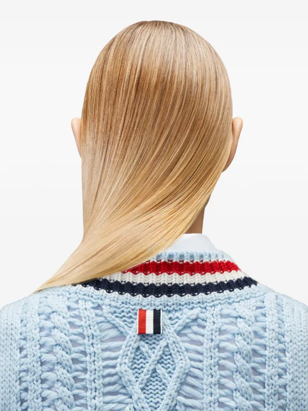 Thom Browne ニットベスト | ブルー | FARFETCH JP