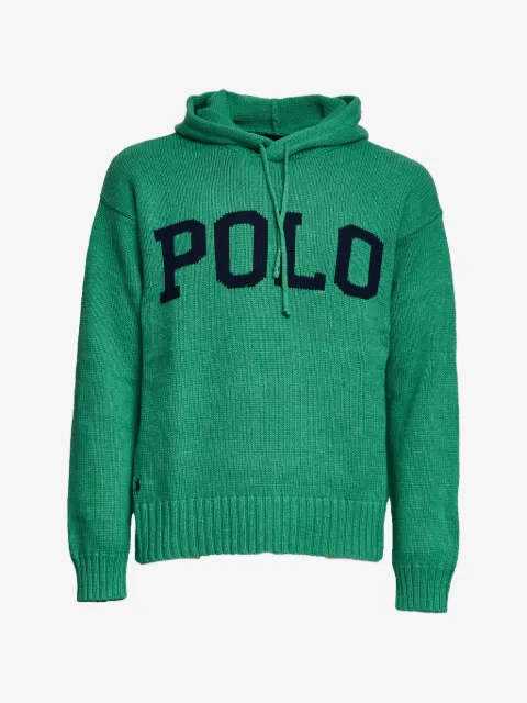 Polo Ralph Lauren intarsia knitted hoodie