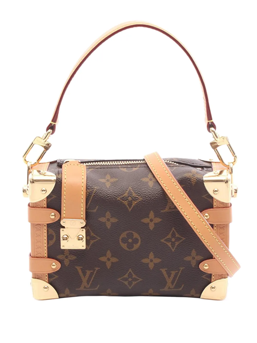 Louis Vuitton Pre-Owned 2021-2026 Monogram Side Trunk PM satchel - Marrone