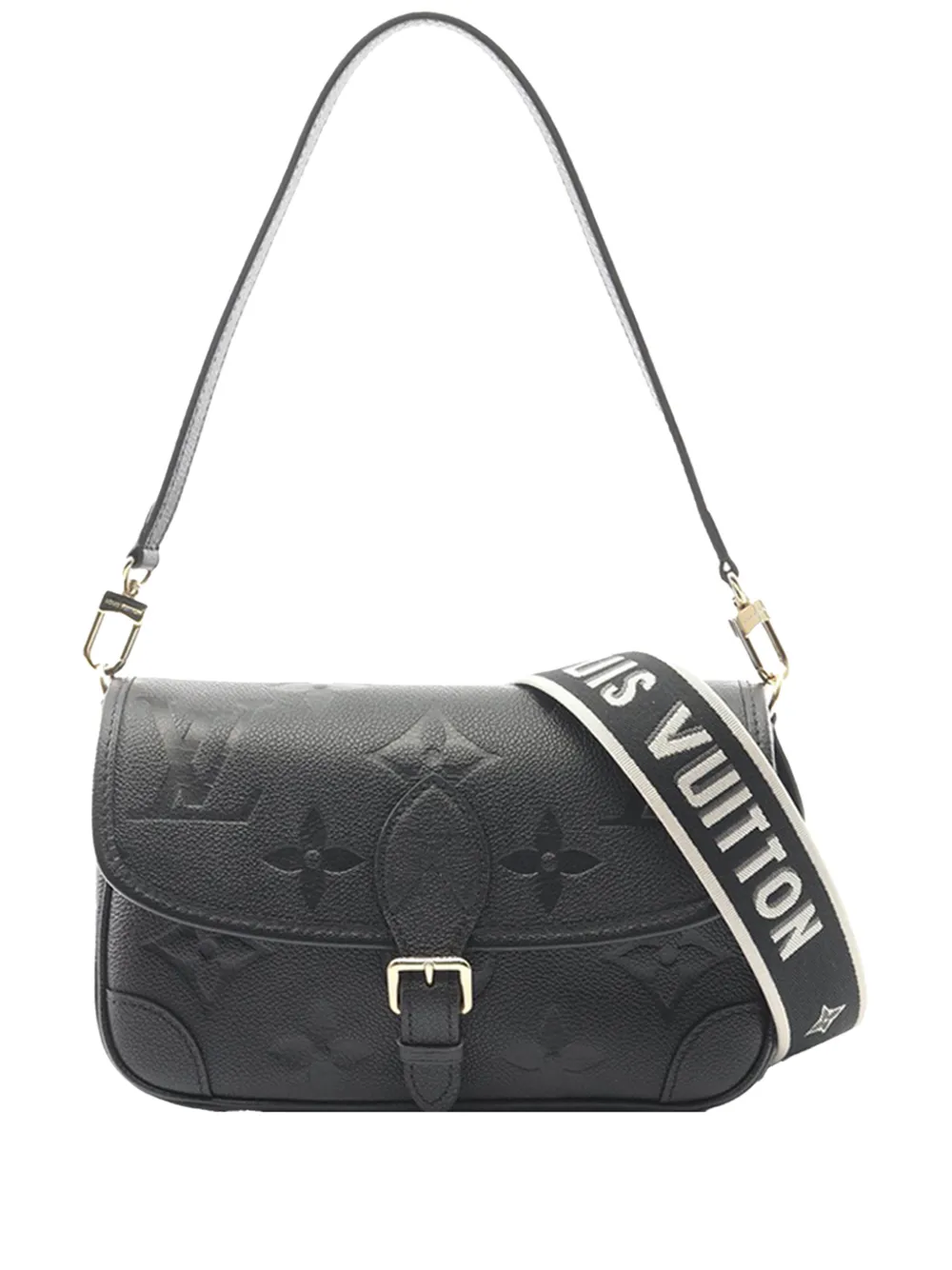 Louis Vuitton Pre-Owned 2021-2026 Monogram Empreinte Diane Satchel-Tasche - Schwarz