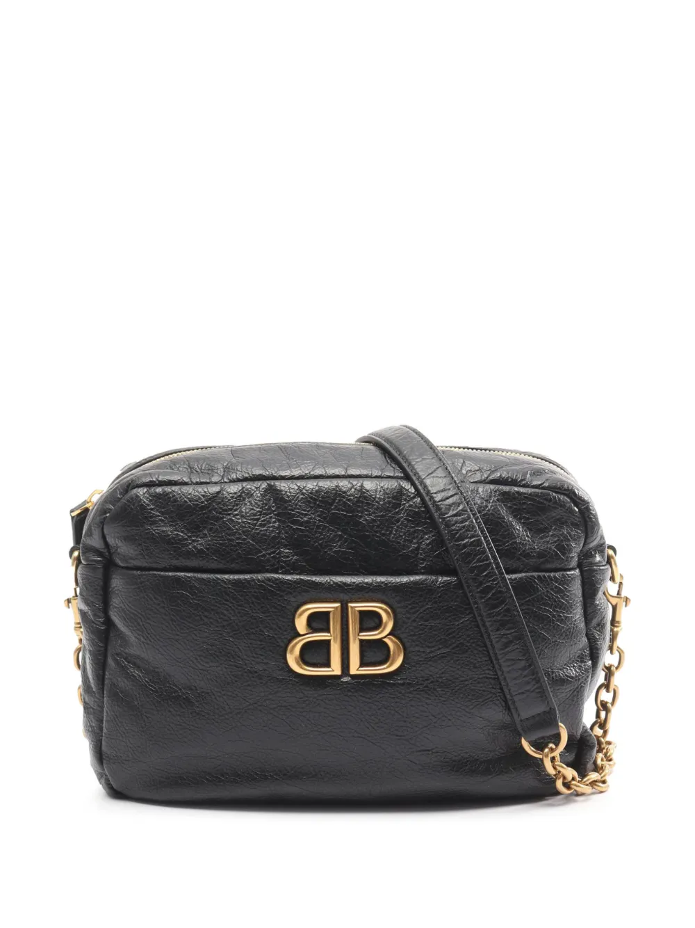 Balenciaga Pre-Owned Borsa a tracolla Monaco in pelle 2010-2026 - Nero