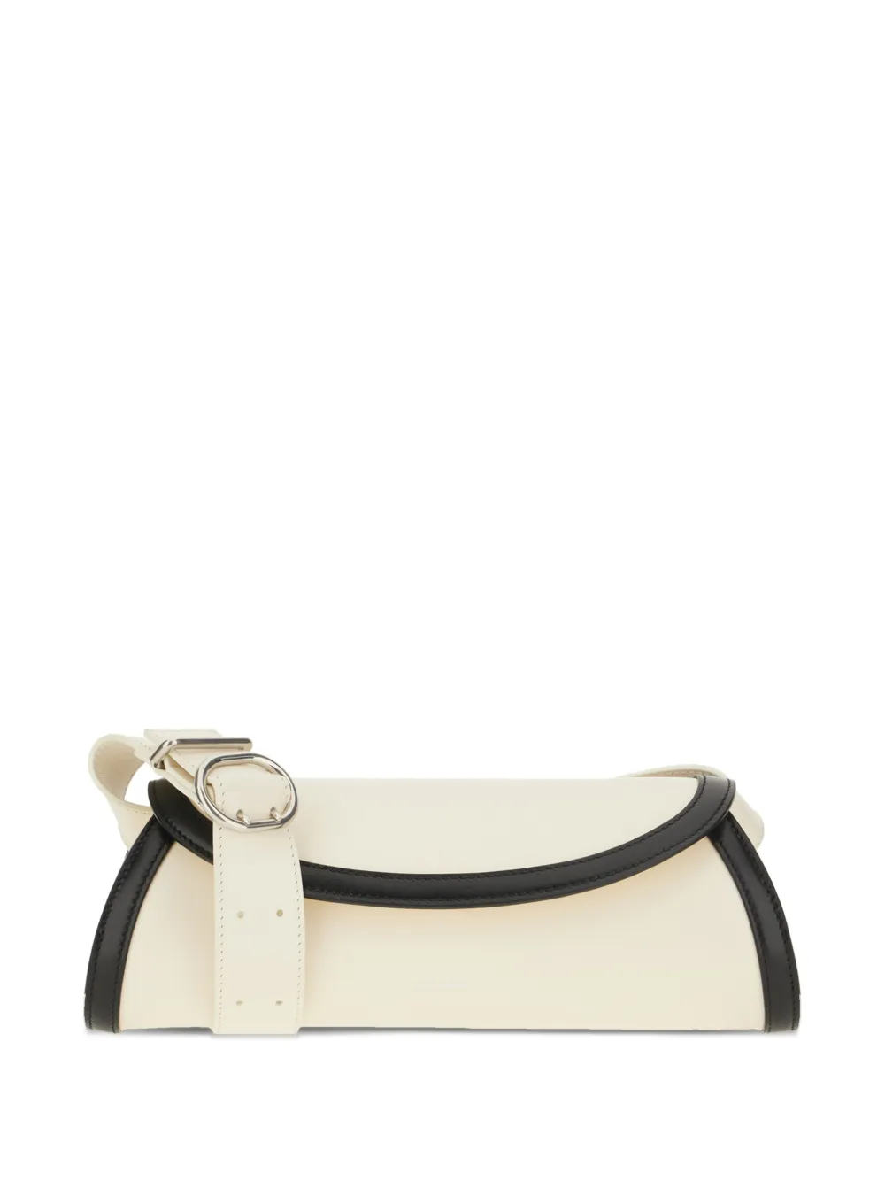 Jil Sander contrast-trim shoulder bag - Toni neutri