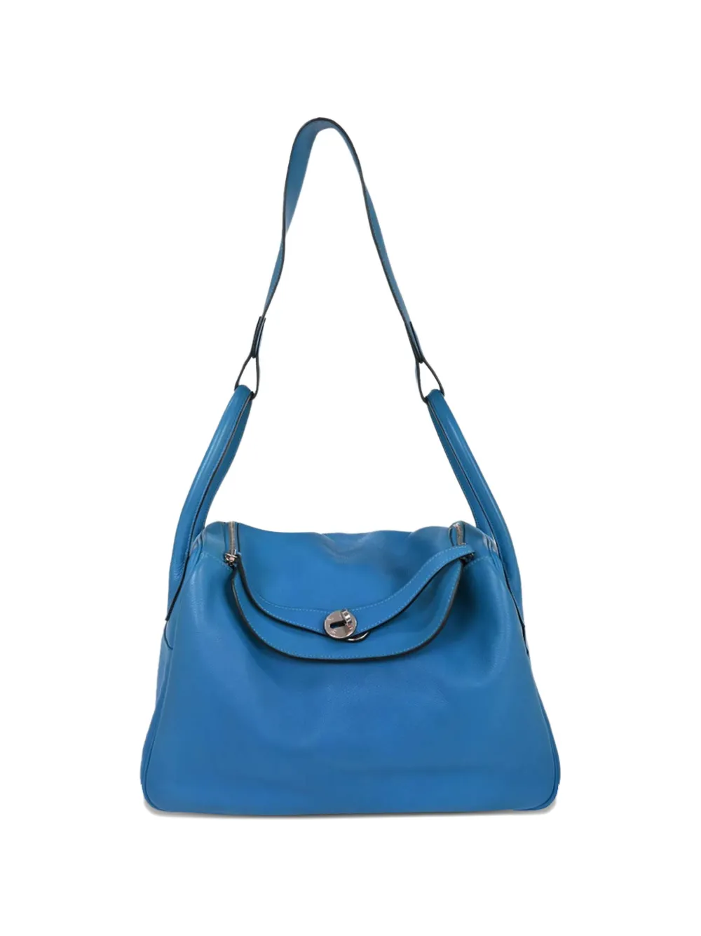 Hermès Pre-Owned Borsa a spalla 34 Lindy in pelle 2007 - Blu