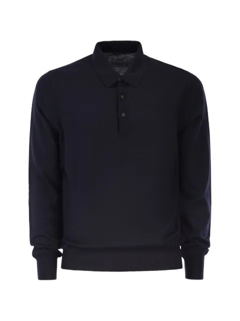 Kiton long-sleeve polo shirt