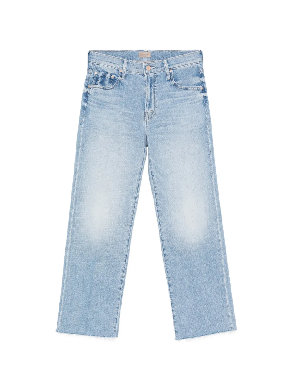 MOTHER Jeans con orlo sfilacciato - Blu