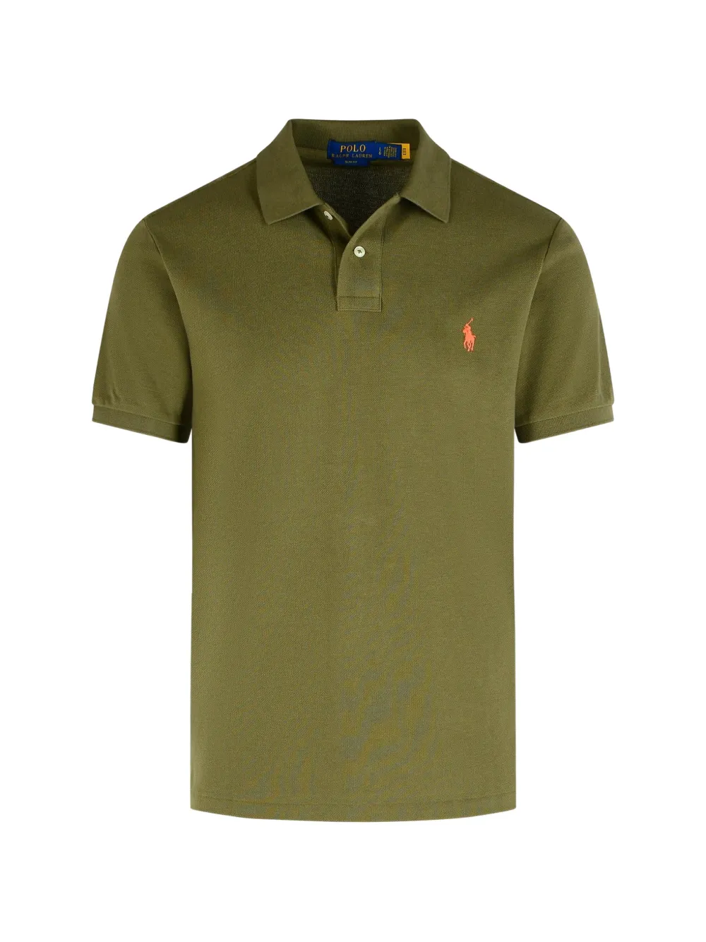 Polo Ralph Lauren Polo a coste con ricamo - Verde