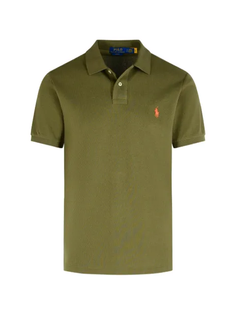 Polo Ralph Lauren playera tipo polo de canalé con logo bordado