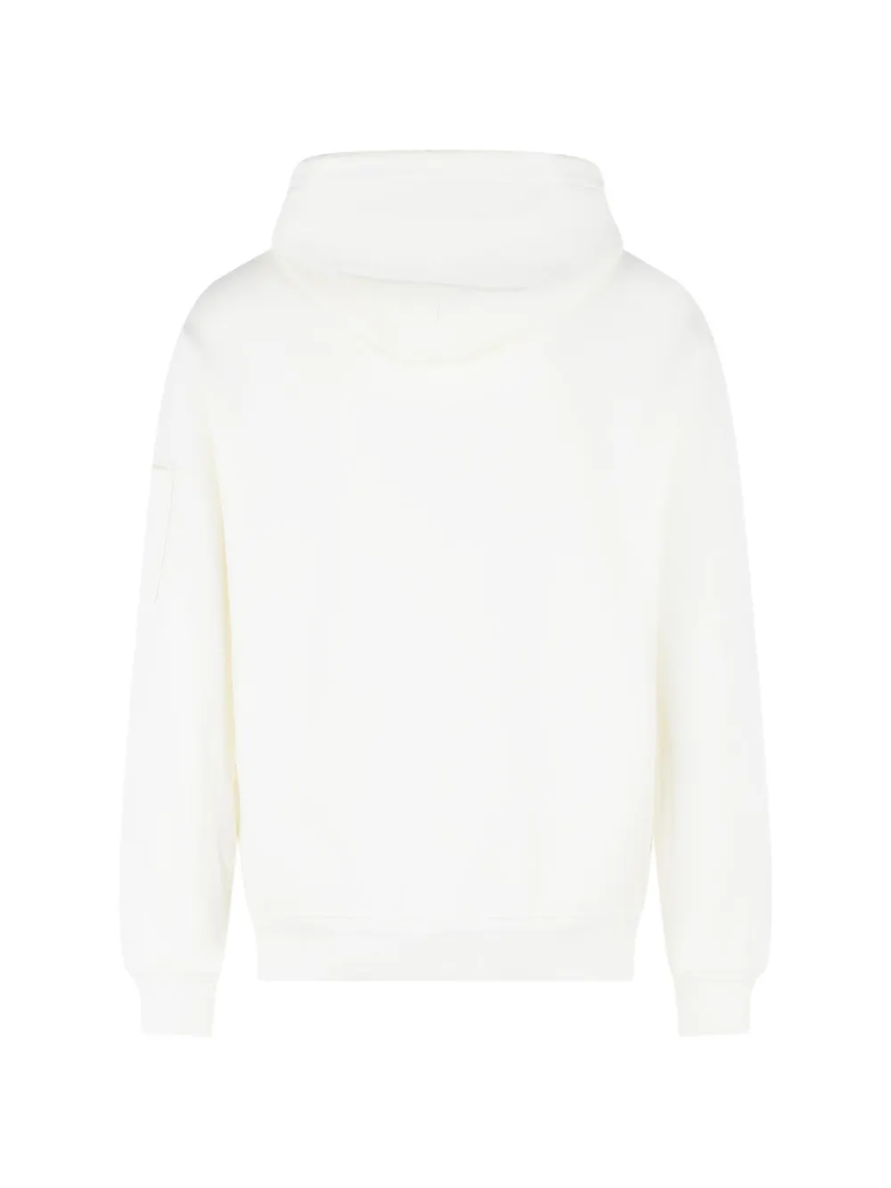 C.P. Company Hoodie met trekkoord en patch Wit