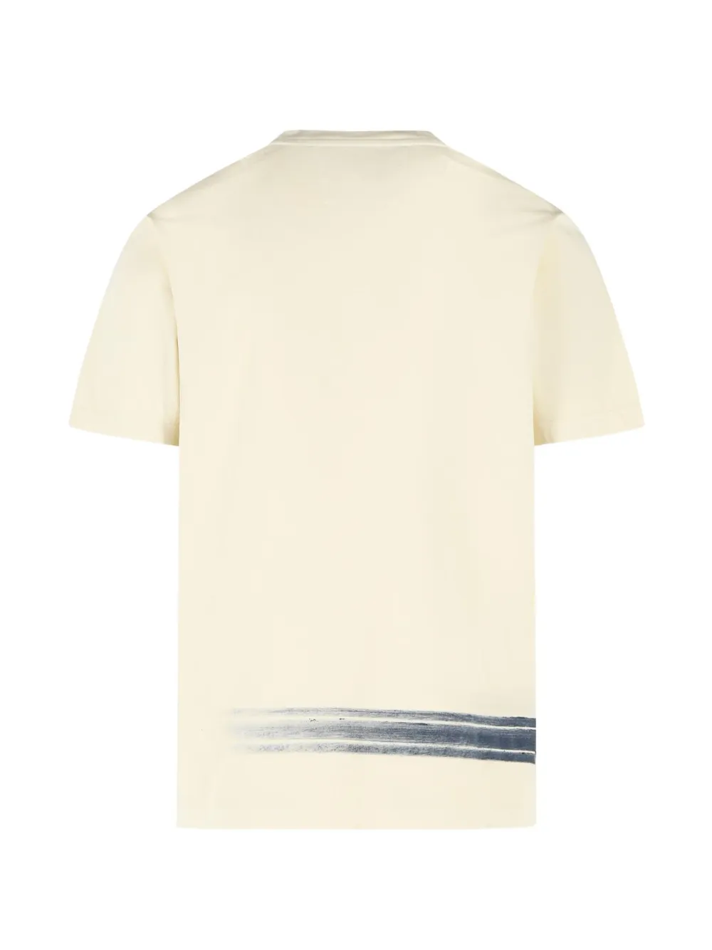 C.P. Company T-shirt met geribbelde hals Beige