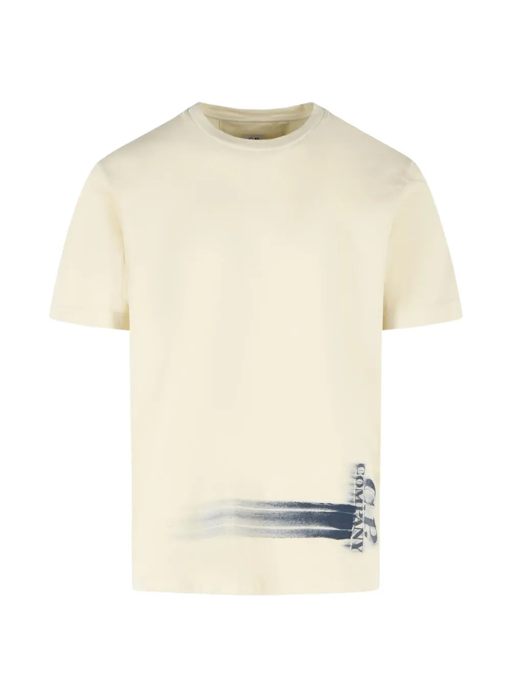 C.P. Company ribbed-neck graphic T-shirt - Toni neutri