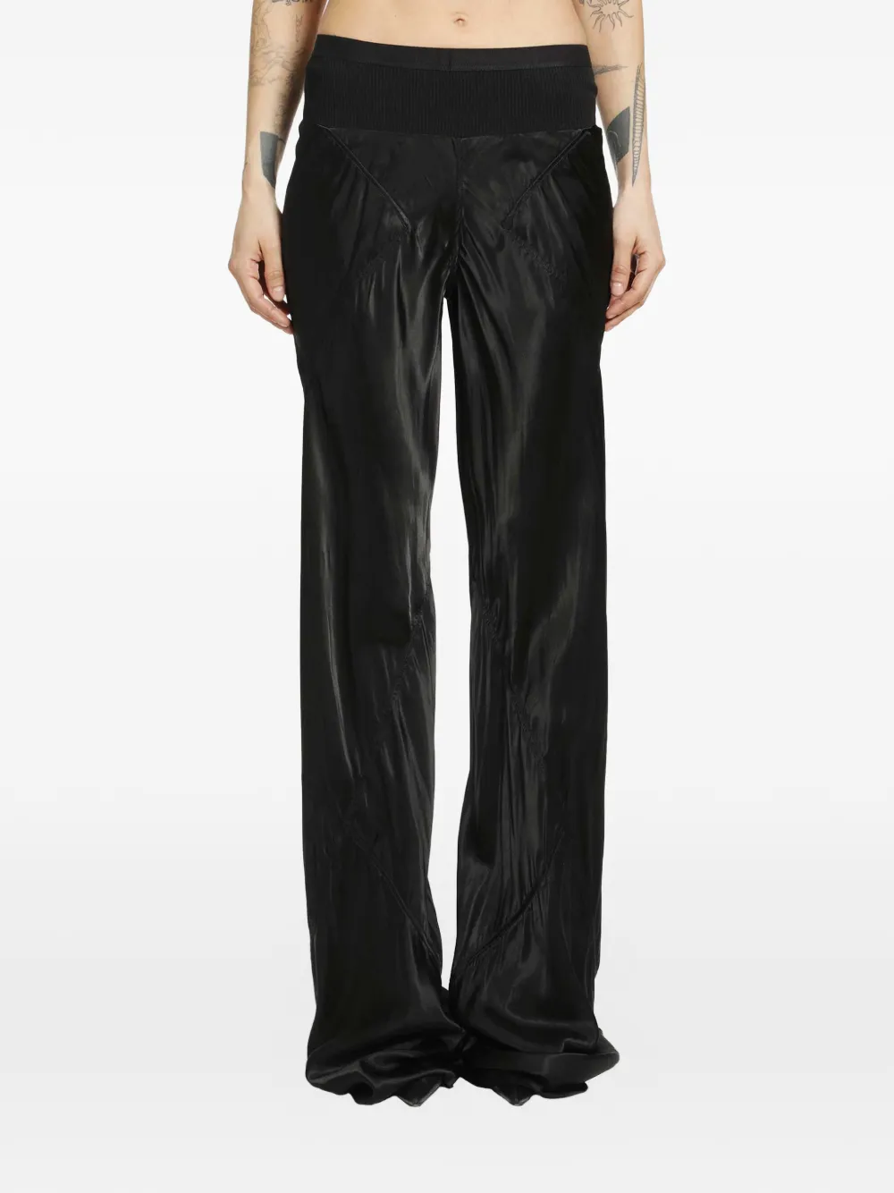 Rick Owens bias square pockets trousers - Nero