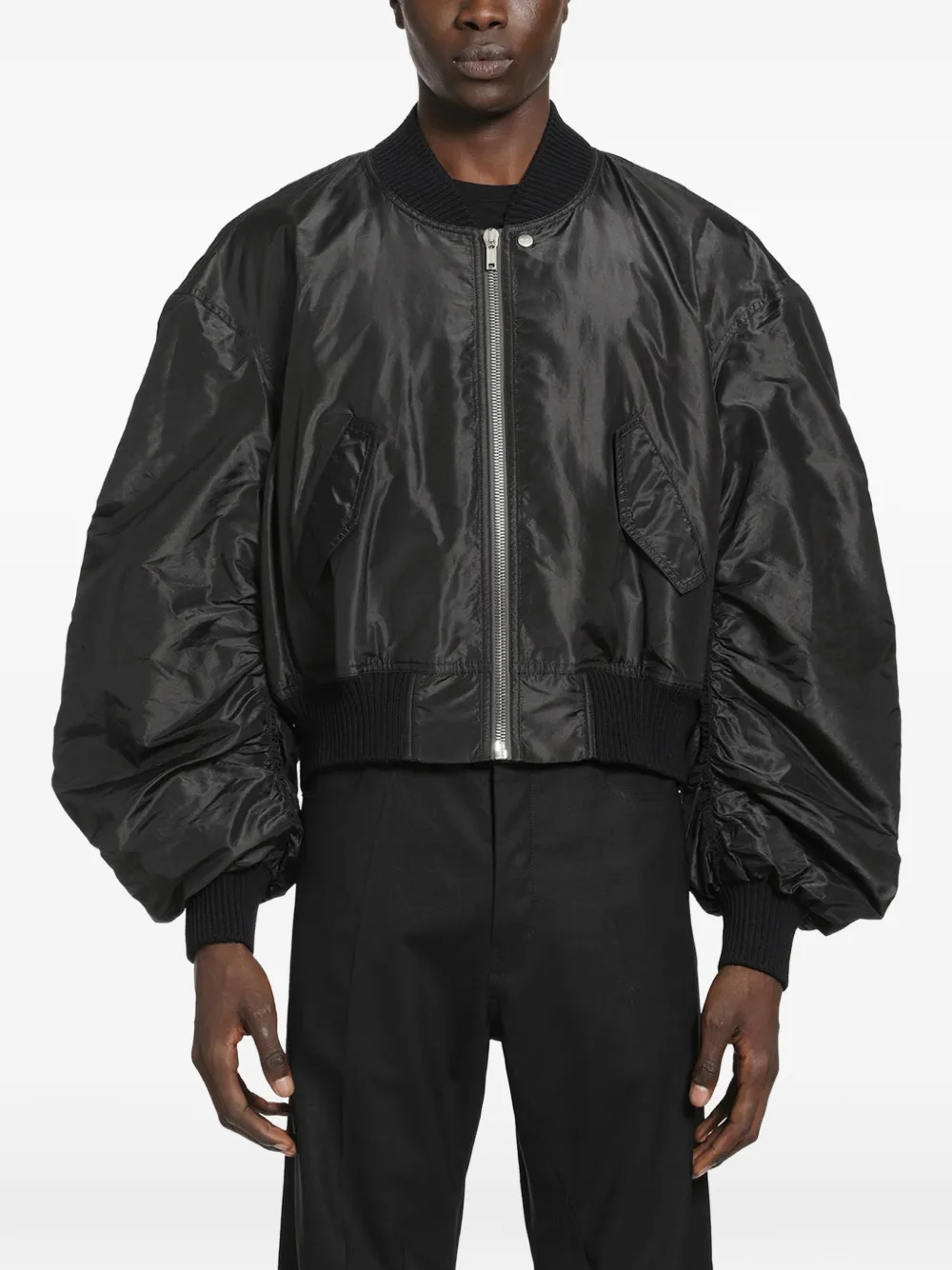 Rick Owens Secchia Flight bomber jacket - Nero