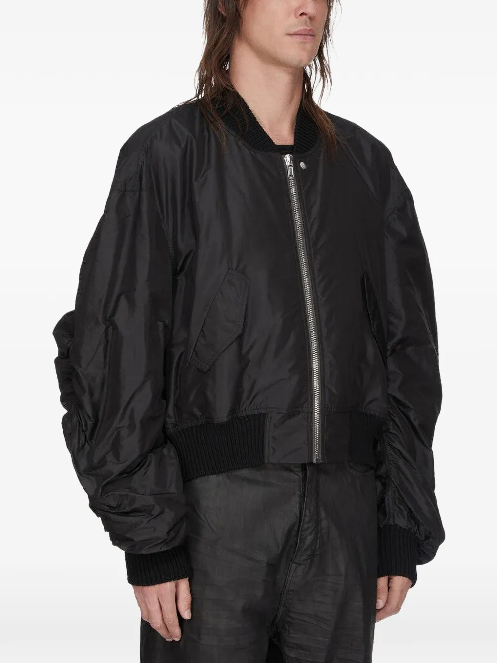 Rick Owens Secchia Flight bomberjack Zwart