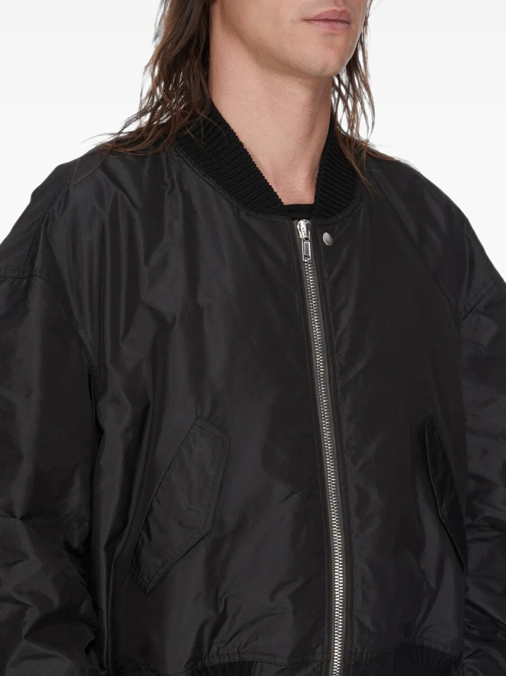 Rick Owens Secchia Flight bomberjack Zwart