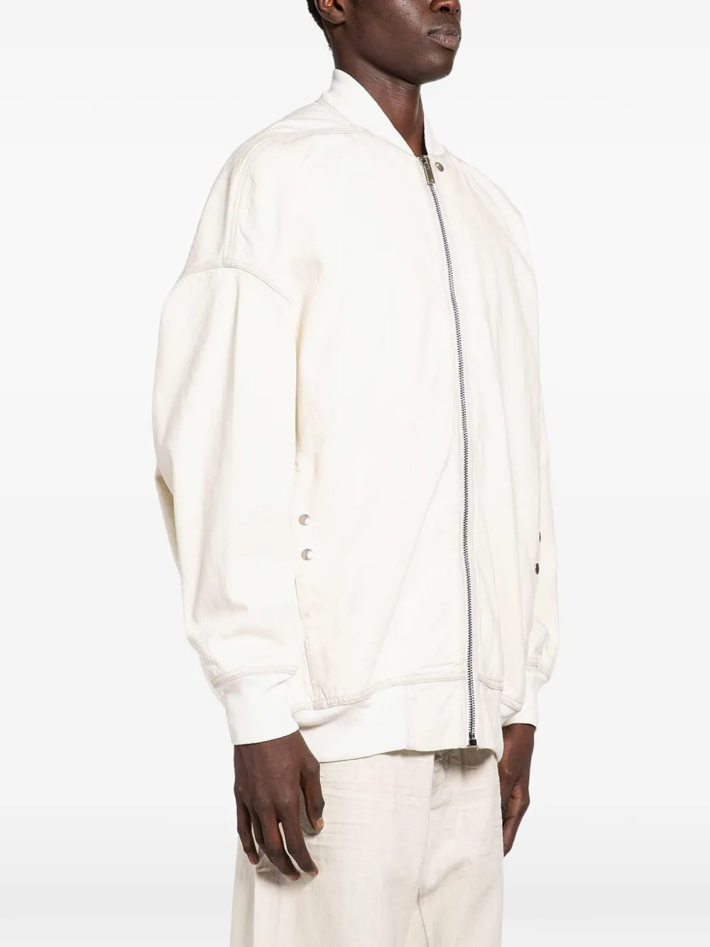 Rick Owens DRKSHDW Temple Jumbo Flight bomberjack Wit