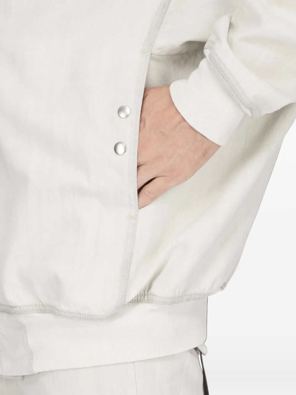 Rick Owens DRKSHDW Temple Jumbo Flight bomberjack Wit