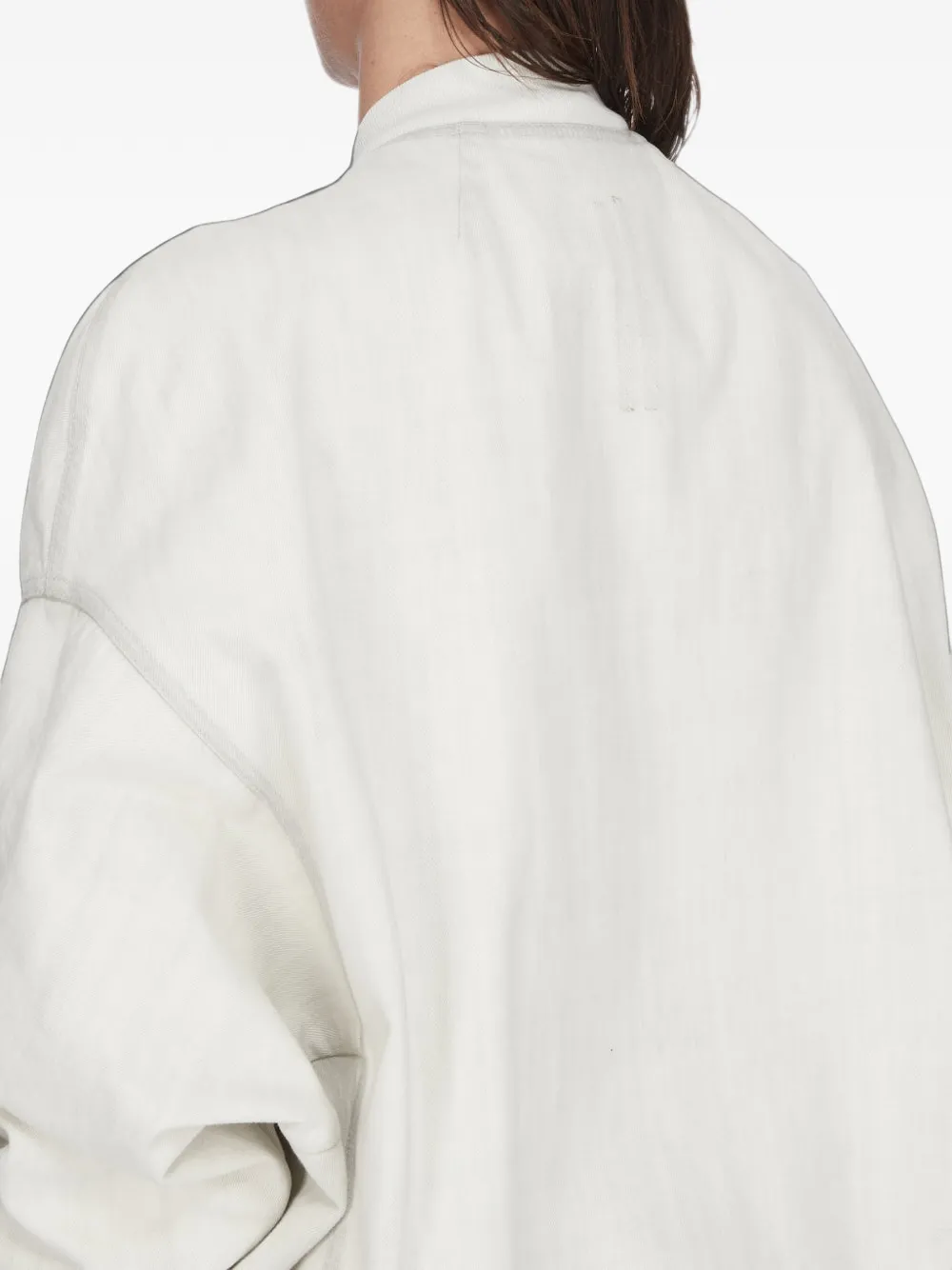 Rick Owens DRKSHDW Temple Jumbo Flight bomberjack Wit