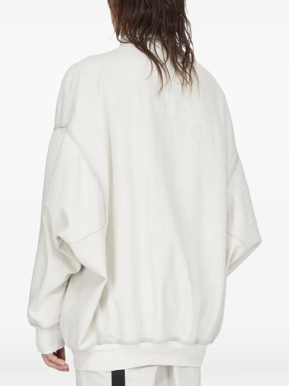 Rick Owens DRKSHDW Temple Jumbo Flight bomberjack Wit
