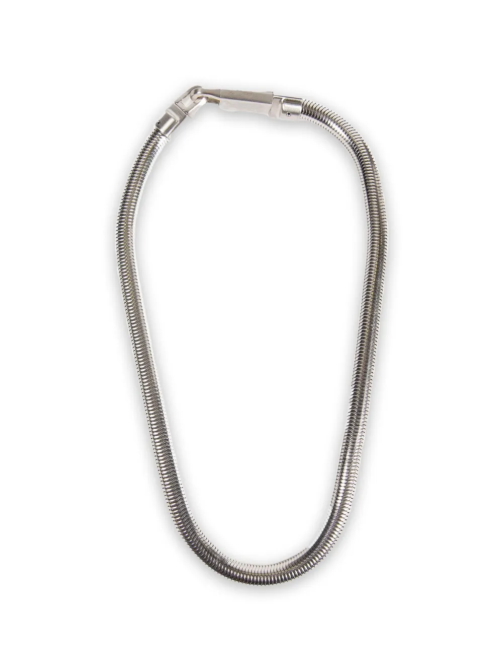 Rick Owens snake necklace - Argento