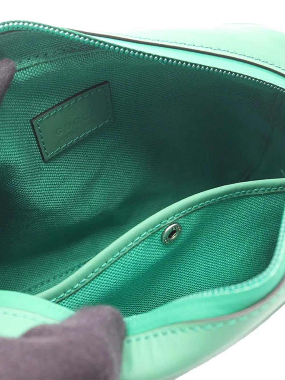 2016-2026 Gg Rubber Effect Leather Crossbody Bag