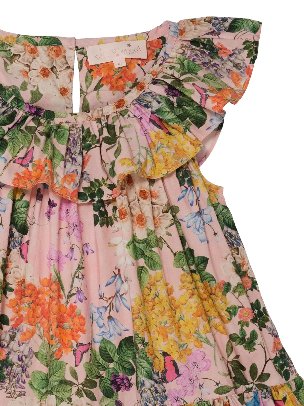 Tutu Du Monde Floriane jurk met bloemenprint en ruches Roze