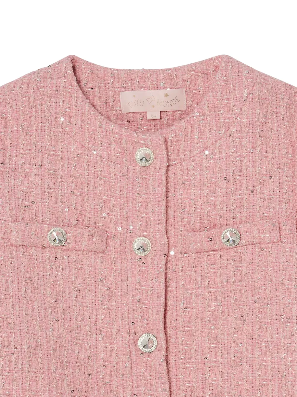  Tutu Du Monde Audrey Button Embellished Jacket - Pink 