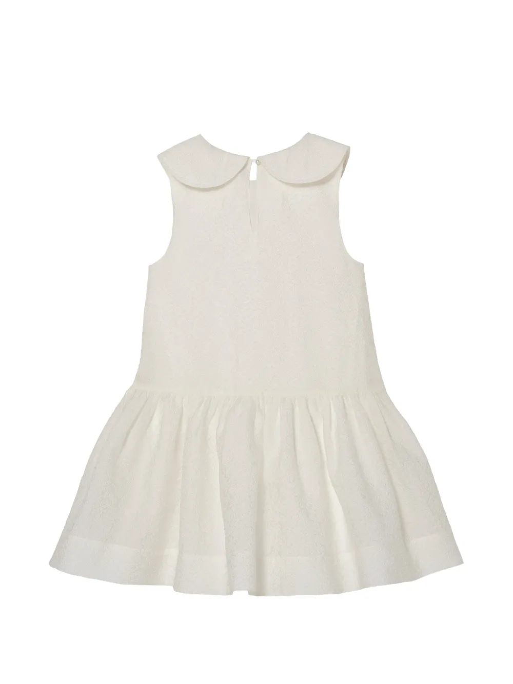 Tutu Du Monde Étoile jurk met kraag en strik Beige