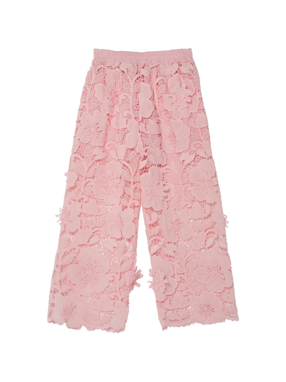 Tutu Du Monde Riviera broek met bloemenkant Roze