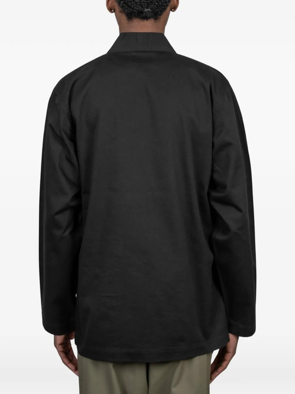  Universal Works Wrap-front Kimono - Black 