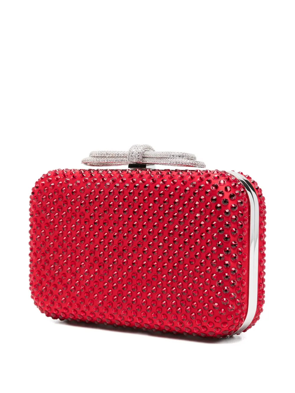  Mach & Mach Embellished-bow Mini Bag - Red 