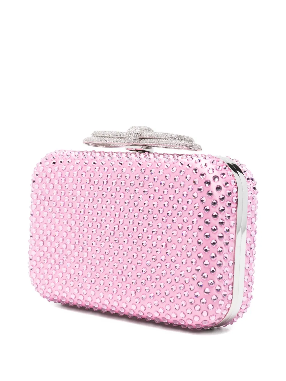  Mach & Mach Crystal-embellished Clutch Bag - Pink 
