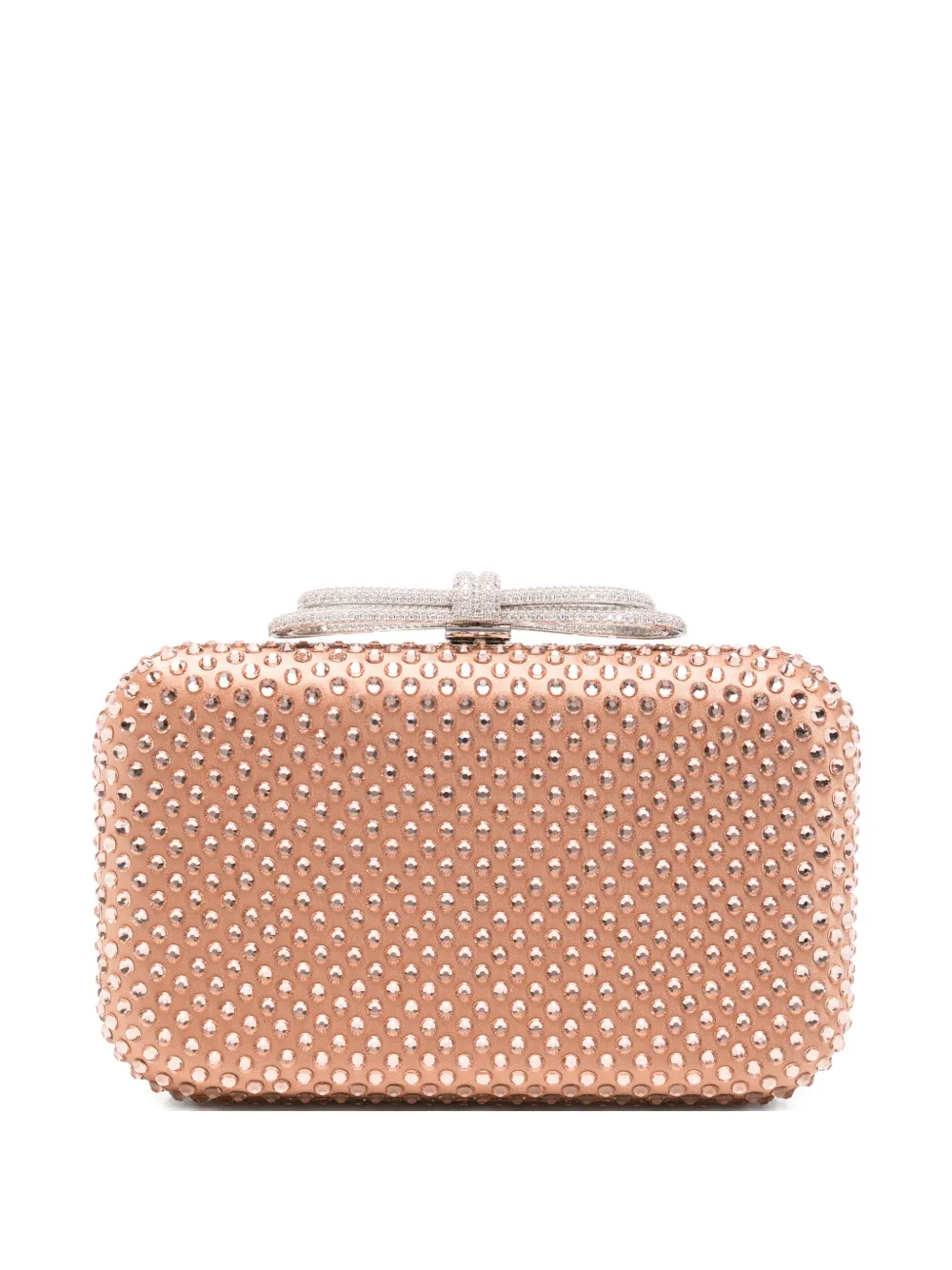 MACH & MACH bow-embellished mini bag - Marrone