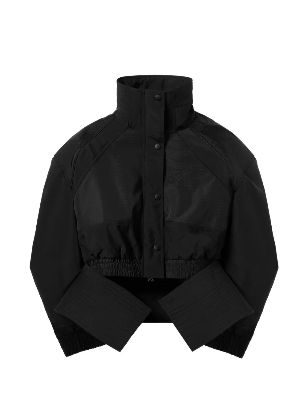 Off-White peplum bomber jacket - Nero
