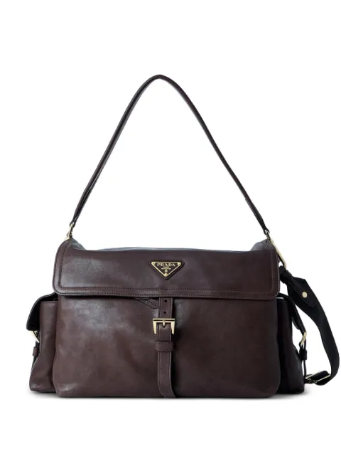 Prada Explore leather shoulder bag