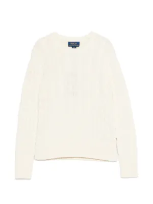 POLO RALPH LAUREN KIDS Suéter De Tricô | Branco | FARFETCH BR