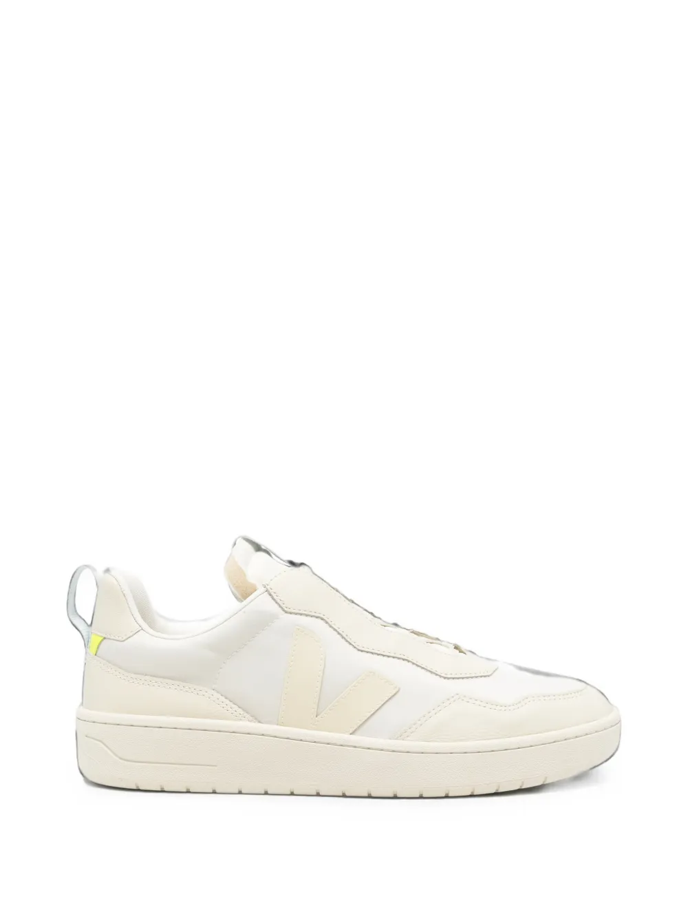 VEJA x CFCL V-90 leather sneakers - unisex - Polyester/Recycled Polyester/Recycled Polyester/Rubber/Polyethylene vinyl acetate (PEVA)/Organic Cot...