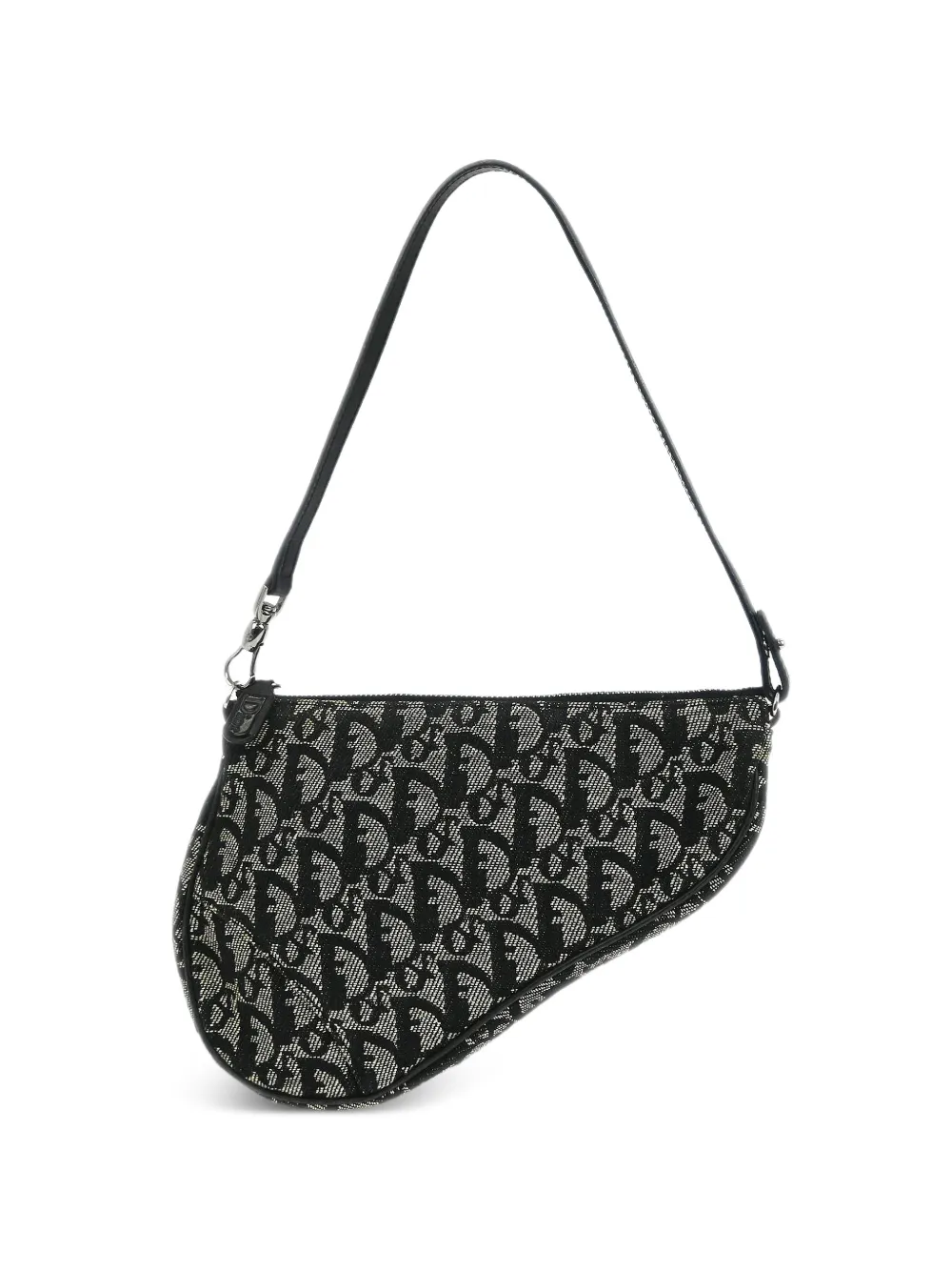 Christian Dior Pre-Owned 2003 Saddle Oblique Jacquard-Tote Bag - Schwarz