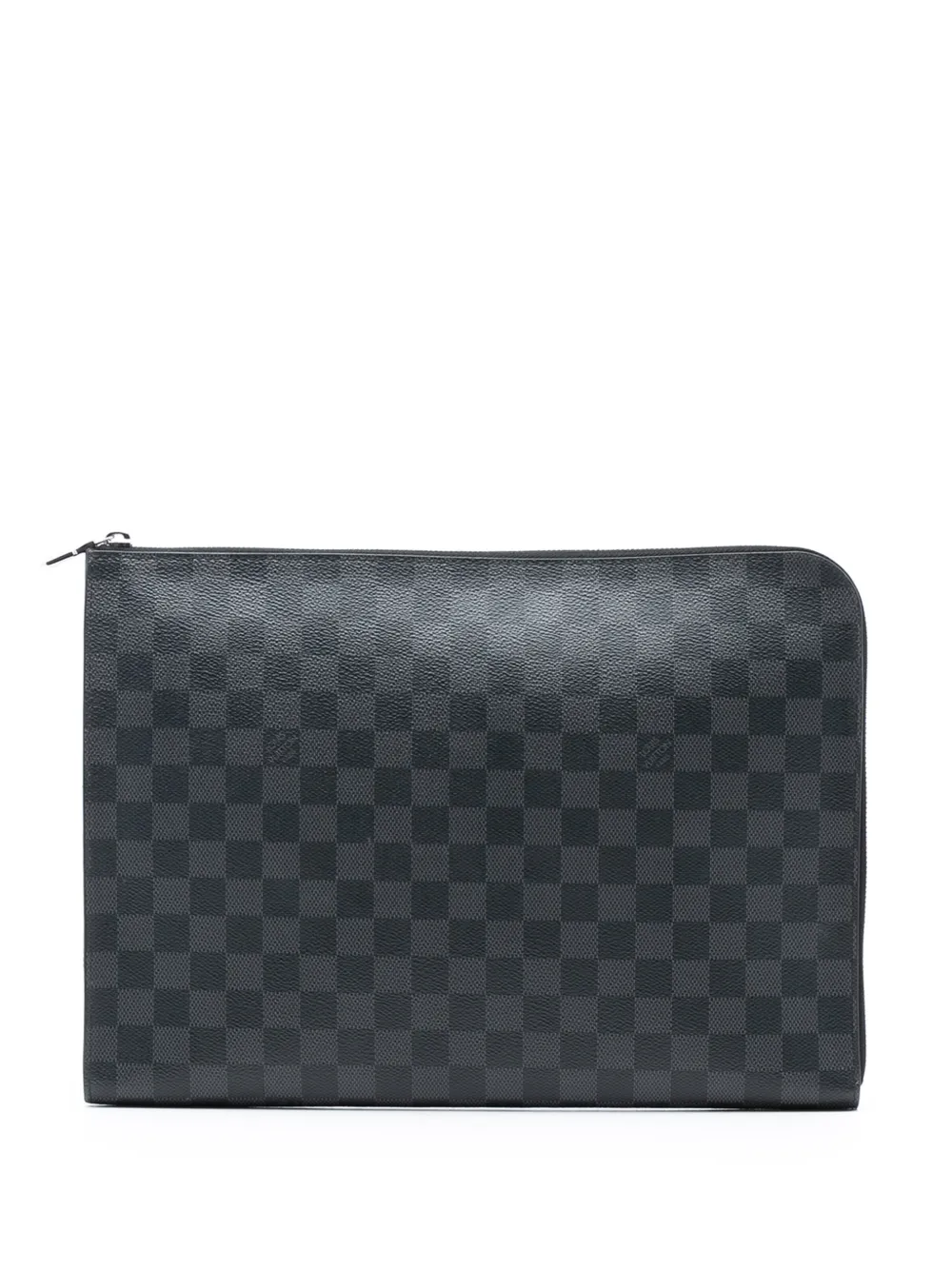 Louis Vuitton Pre-Owned 2018 Damier Graphite Pochette Jour GM clutch bag - Nero