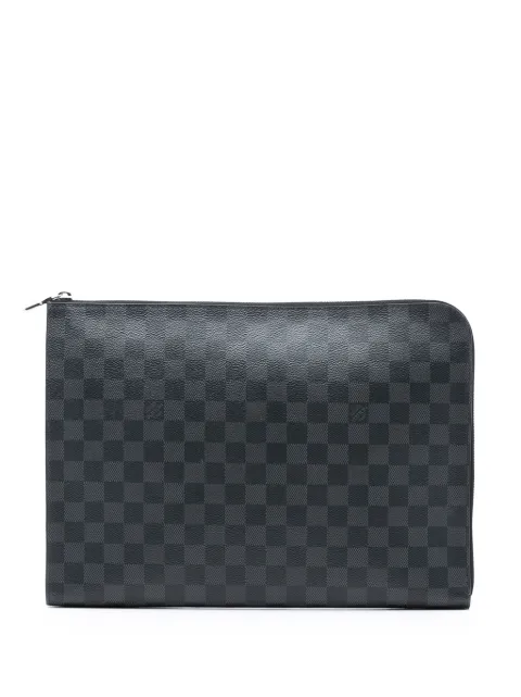 Louis Vuitton Pre-Owned bolsa de mano Pochette Jour GM con Damier Graphite 2018