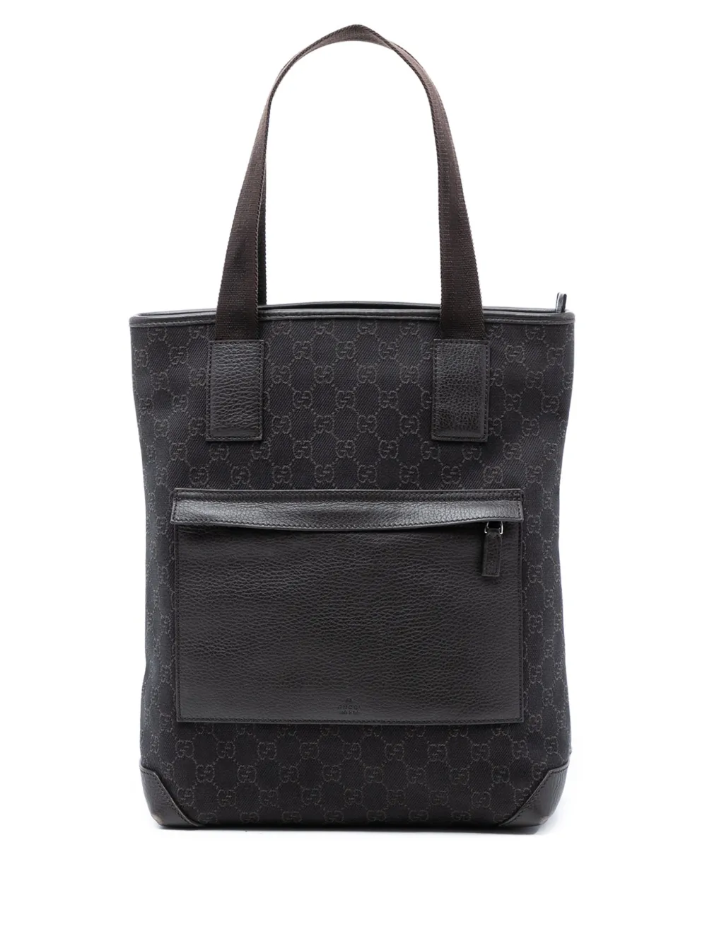 Gucci Pre-Owned 2000-2015 GG Denim tote bag - Marrone