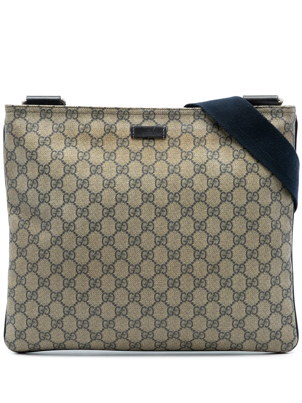 Gucci Pre-Owned Borsa a tracolla in tessuto GG Supreme 2016-2026 - Marrone